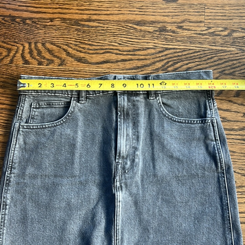 Everlane the way high denim skirt 29 - Picture 6 of 8